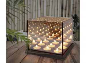 Waxinelichthouder-InfinityEffect-voor9theelichtjes