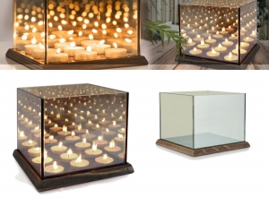 Never-endingLightCubeWaxinelichtjeshouder