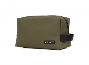 NorlanderDullPUToilettasOlijfgroen