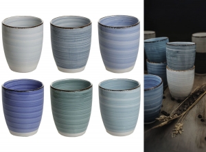 StudioTavolaBekersOceanBlue-350ml-6stuks