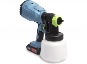 QLTVerfspuitopAccuvoorWatergedragenenOplosmiddelhoudendeVerf