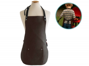 Kinderschortleer-Leertheorie-handgemaakt-speelbbqschort-lichtbruin