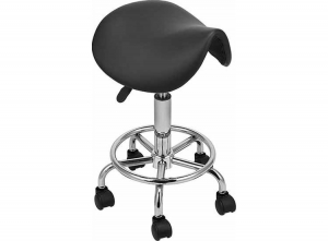 Lowanderzadelkrukergonomisch-Zwart