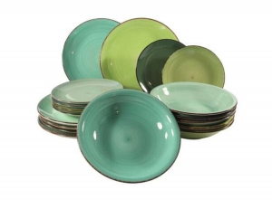 ServiessetAzur-Groen-18-delig