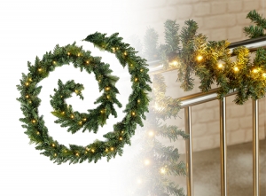 Kerstslingermetverlichting-270cm