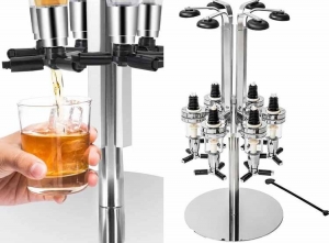 Nonnadrankdispenser6flessen-Barbutler-DrankShotdispenser-Carroussel