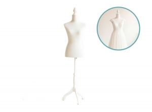 LowanderDamesPaspop-Etalagepop-Verstelbaar134tot170cm-Wit