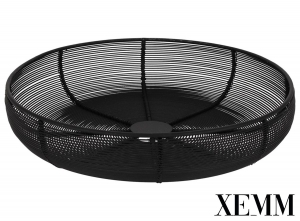 XEMMFruitmandPim-Draadmand-29x29cm-Zwart