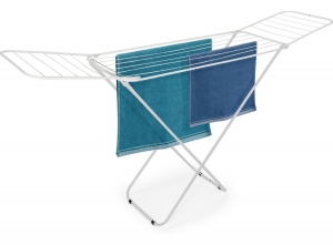 AquaLaserdroogrek-20meterdrooglengte-opvouwbaarwasrek-wit