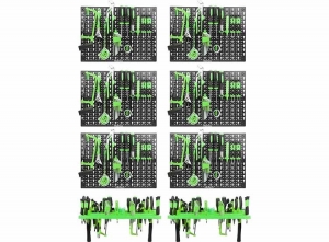6xProfecoGereedschapswand-50x33cm-Gereedschapsbord-incl2xGereedschapshouderen72xGereedschapshaken