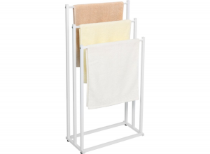 NiceeyHanddoekrekVrijstaand3Armen-Metaal-Wit-86cm