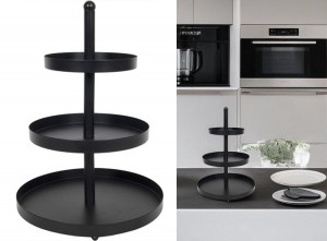 HITMetalenEtagere-Serveertoren-3laags-25x35cm-Zwart