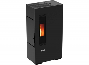 VAASAPelletkachelVAASA5-49kW-voorruimtentot135m3-zwart-compactmodel