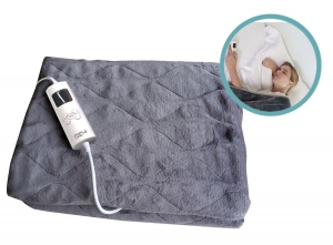 MesaLivingElektrischeDeken180x130cm-6Warmtestanden-Lichtgrijs