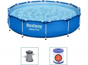 BestwaySteelProZwembad-366x76cmmetfilterpomp