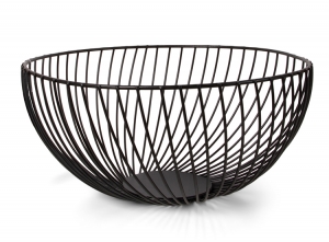 XEMMDesignfruitmand-Draadmand-25x125cm-Zwart
