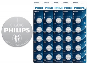 25PhilipsCR2016batterijen