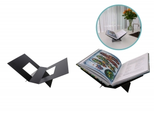 XEMMBoekenstandaard-32x20x155cm-Metaal-Zwart