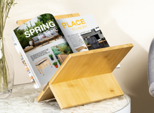 HIBoekenstandaardBamboe-Boekensteun-31x27x25cm