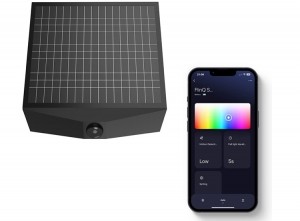 FlinQOrionSmartSolarWandlamp-SolarTuinverlichting-Bewegingssensor-Zwart