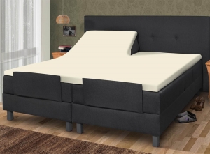 VillaParkTopperHoeslaken-DubbelJersey-180x200cm-Creme2deKansDeal