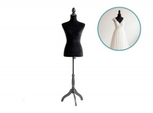 LowanderDamesPaspop-Etalagepop-Verstelbaar134tot170cm-Zwart