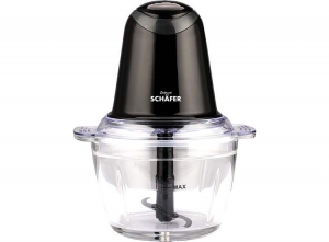 SchaferElektrischehakmolen1L-Glazenkom-500W-Zwart