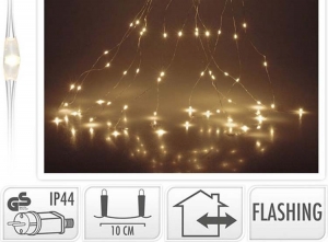 LuksusLichtregen-Gordijnverlichting10x300cm-WarmWit-300LEDLampjes