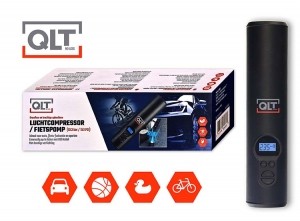 QLTDraagbareLuchtcompressor-Elektrischepomp-Oplaadbaar-103bar-inclusiefopzetstukken