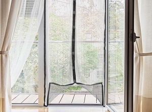 HiDeurhormetmagneet-Antiinsectenhorgordijn-Zwart