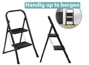 XEMMHuishoudtrapje-2Tredes-Zwart