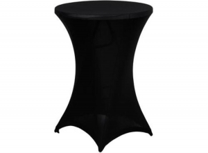 AlpinaTafelrokStatafel-Zwart-Hoesvoorstatafel-90cm