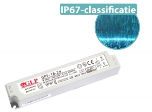 GLP24volt18watt075ampereLEDvoedingwaterdicht