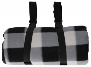 NorlanderPicknickkleed-Metfietsdrager-Geruit-120x135cm-Grijs