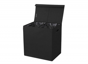 Lifegoodswasmand-Opvouwbaar-2compartimenten-120liter-Zwart