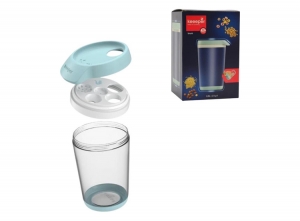 keeeperbrunivoorraadbus-Rond25liter-Blauw-Transparant