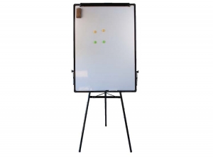 AanbiedingLowanderFlipoverBord-WhiteboardMagneetbord-100x70cm-Zwart