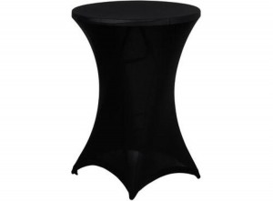 AlpinaTafelrokStatafel-Zwart-Hoesvoorstatafel-90cm