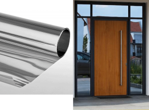 ZonwerendeFolie-SpiegelendEffectZelfklevend-Zilver