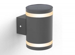 FlinQDusk-SolarWandlamp-SolarTuinverlichting-Bewegingssensor-Zwart