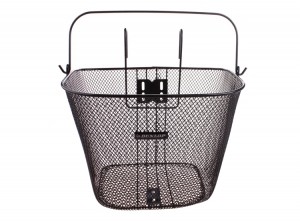 DunlopFietsmand-22liter-zwart-metaal-methaken