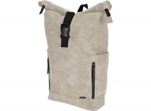 NorlanderRolltopFietsrugzak24L-Waterafstotend-Nubuck-30x14x56cm-Taupe