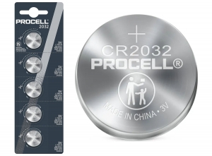 ProcellLithiumKnoopcelbatterijCR2032-3V-5Stuks