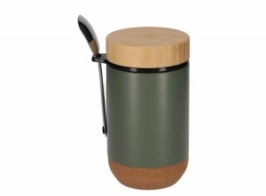 JENSLivingThermosbekermetLepelJake-400ML-Groen