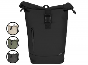 NorlanderRugtas25L-Rolltoprugzak-ZwartGroenTaupeGrijs