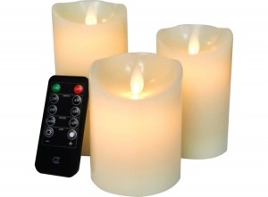 FlinQOplaadbareKaarsenset-Paraffine-Setvan3Kaarsen-Oplaadbaar