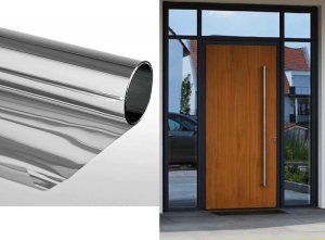 ZonwerendeFolie-SpiegelendEffectZelfklevend-Zilver