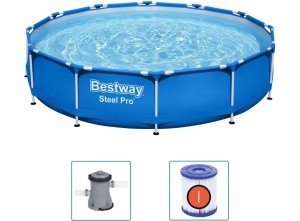 BestwaySteelProZwembad-366x76cmmetfilterpomp