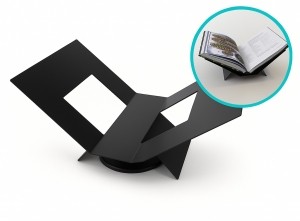 XEMMBoekenstandaard-32x20x155cm-Metaal-Zwart