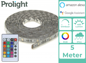 ProlightLED-Strip-Multicolour-5Meter-MetAfstandsbediening-IP44